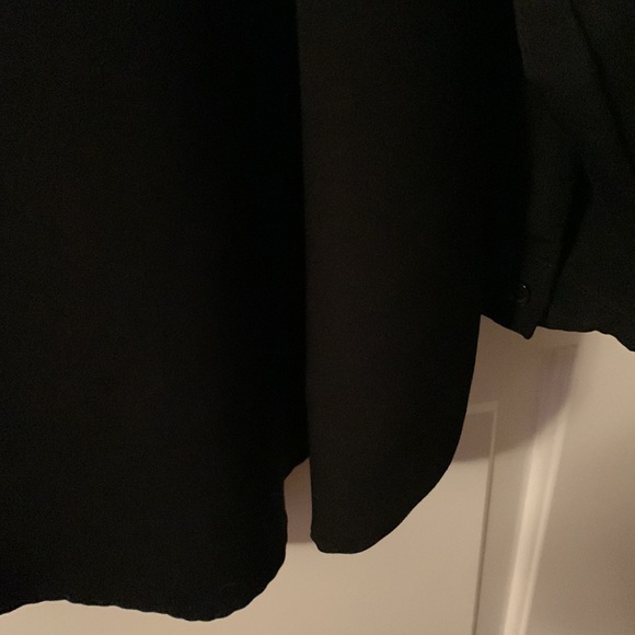EUC Ava & Viv black v-neck long-sleeve lightweight polyester tunic size 4x - Picture 6 of 12